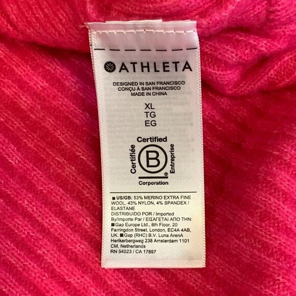 Athleta Women's Layover Merino‎ Wool Round Neck Long Sleeve Size XL NWT - Picture 11 of 15